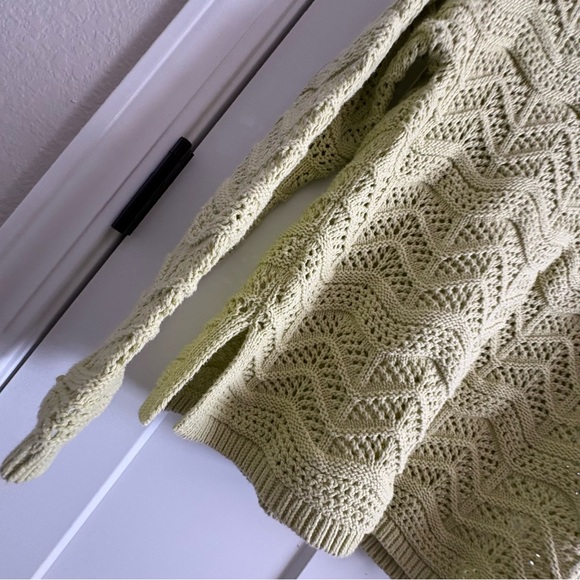 Maurices Open Knit Chevron Pullover Sweater, ladies medium - Picture 2 of 7